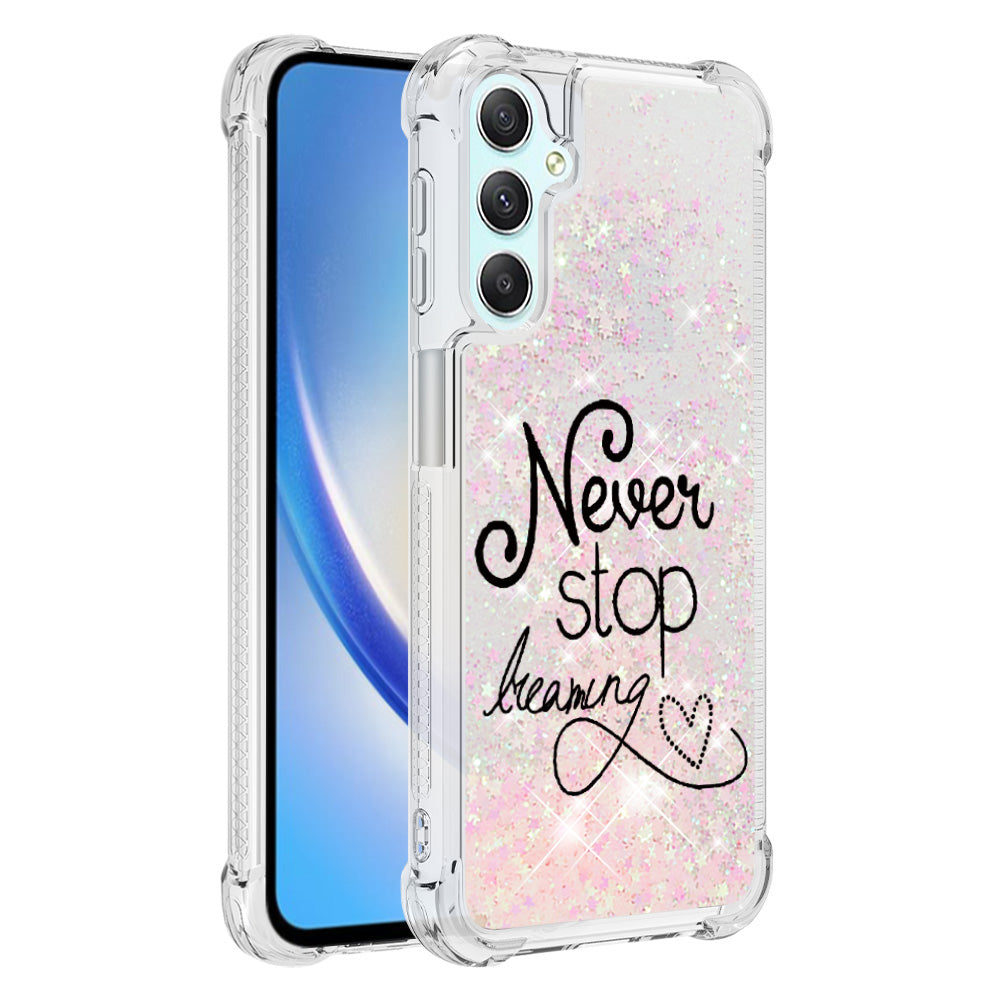 YB Quicksand Series-2 Glitter Liquid Waterfall Case for Samsung Galaxy A25 5G A24 4G Soft TPU Pattern Printing Phone Cover YB Quicksand Series-2 Glitter Liquid Waterfall Case for Samsung Galaxy A25 5G A24 4G Soft TPU Pattern Printing Phone Cover